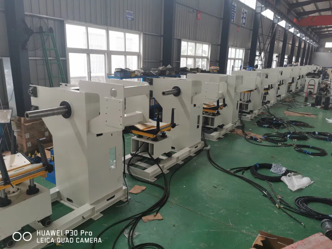 High Production Efficiency Steel Coil Double Head Uncoiler/Decoiler Machine for Hydraulic Press