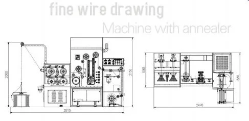 Fine Wire Drawing Machine with Annealer for Copper Wire