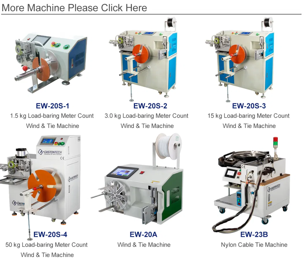 Eastontech Fixed Length Cutting Wire Cable Winding and Tying Machine