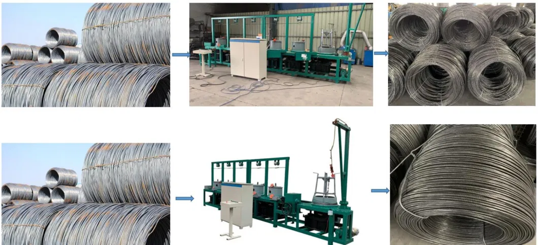 High Speed Low Noise Pulley Type 3.0-5.0mm Wire Drawing Machines for Nail Wires and Mesh in Kenya