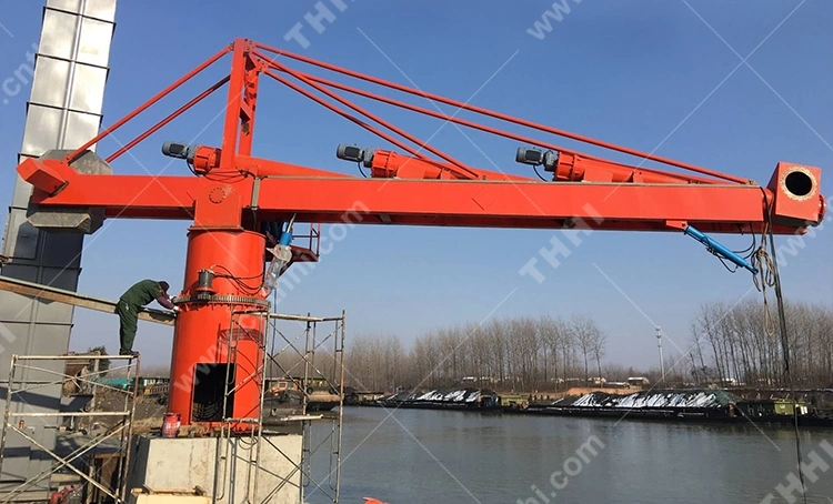 Efficient Continuous Screw Type Ship Unloader for Grain Handling