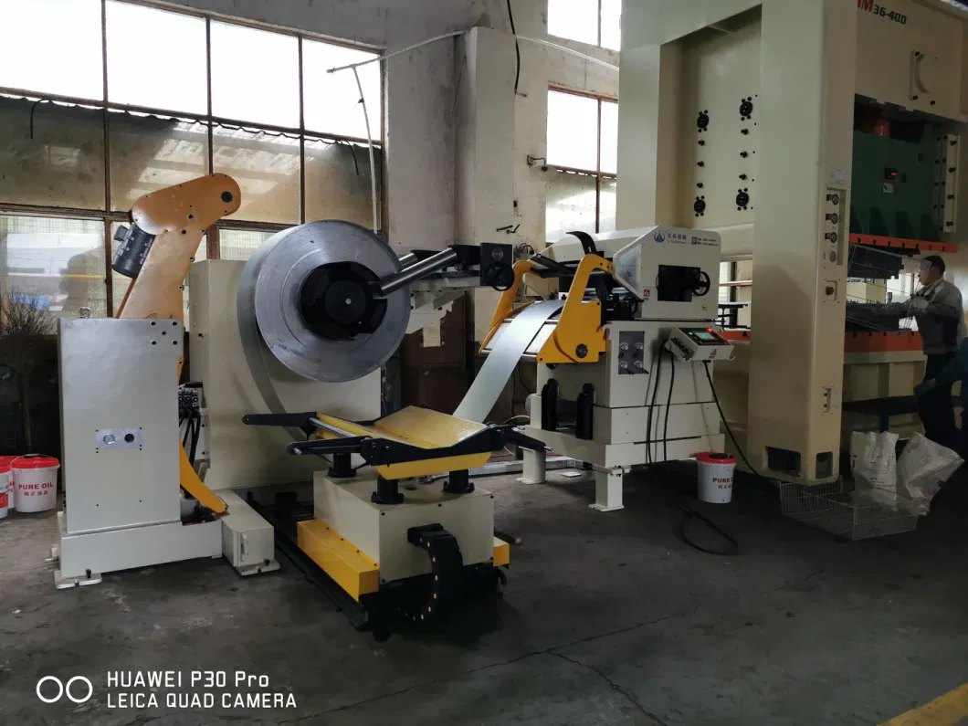 High Production Efficiency Steel Coil Double Head Uncoiler/Decoiler Machine for Hydraulic Press