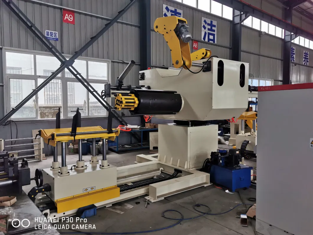 Low Price Hydraulic Uncoiler with Coil Car Use for Steel Roofing Roll Forming Machine