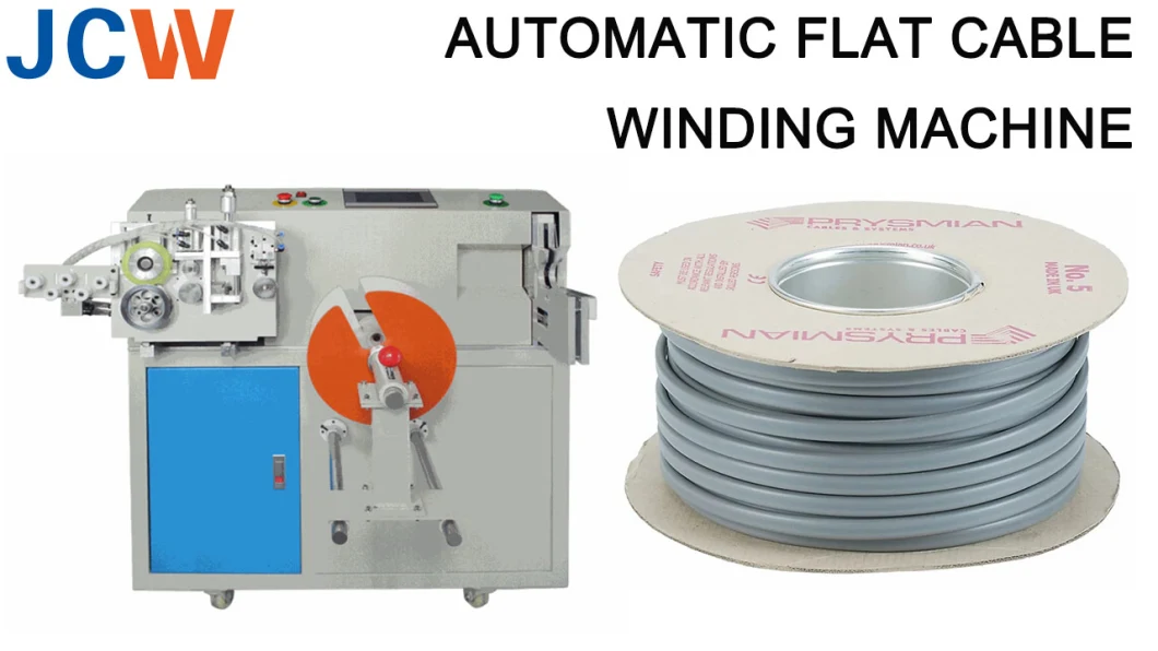 Jcw-Wb05b Automatic Wire Bunding Machine for Flat Cable Coiling Cutting Winding