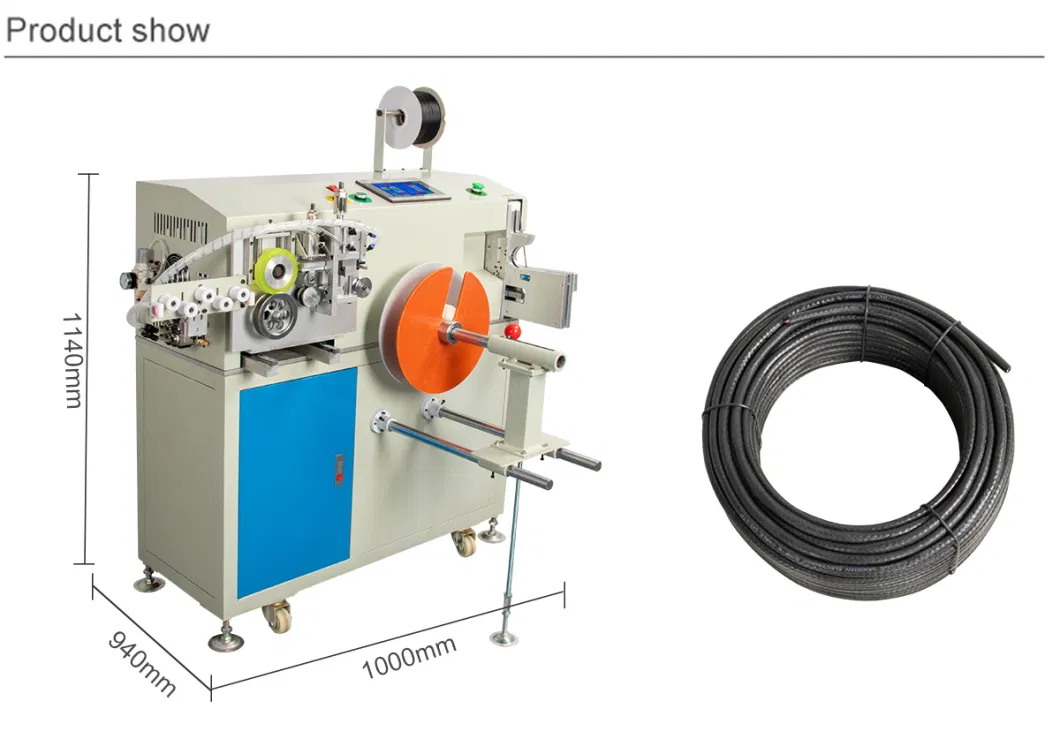 Eastontech Fixed Length Cutting Wire Cable Winding and Tying Machine