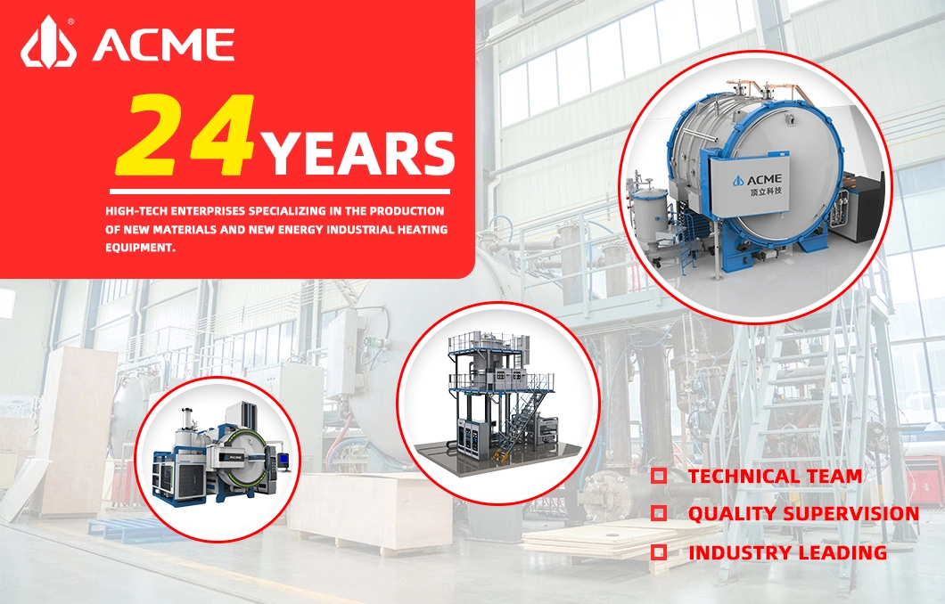 Acme Vertical Bottom Loading Vacuum Annealing Furnace, Industrial Furnace