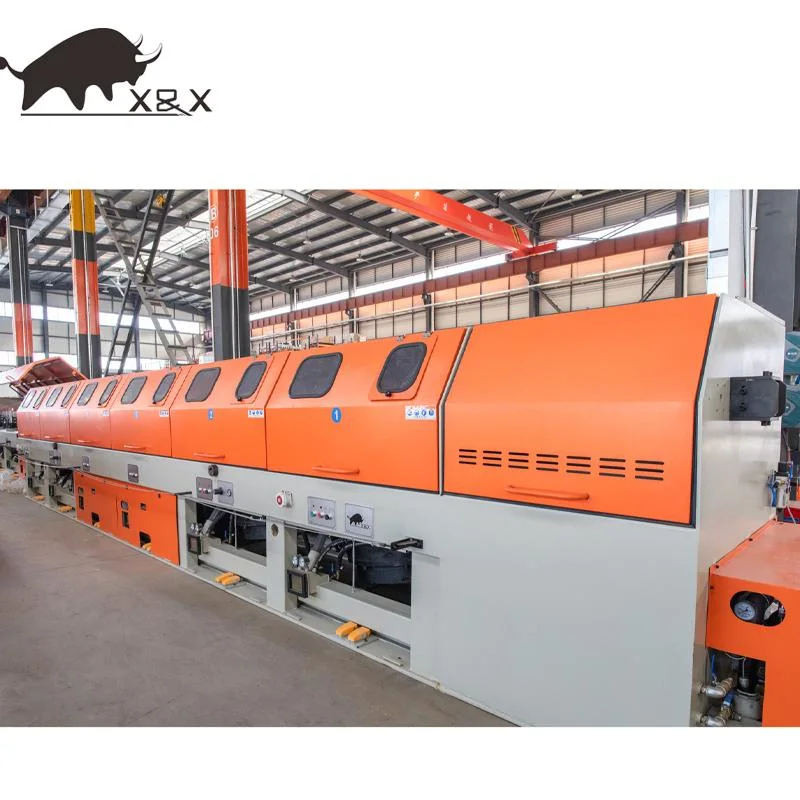 Chinese Zhixuan Non-Corrosive Steel Wire Drawing Machine with CE and ISO Certificate and Servo Motor Invent for Zinc Coating Wire