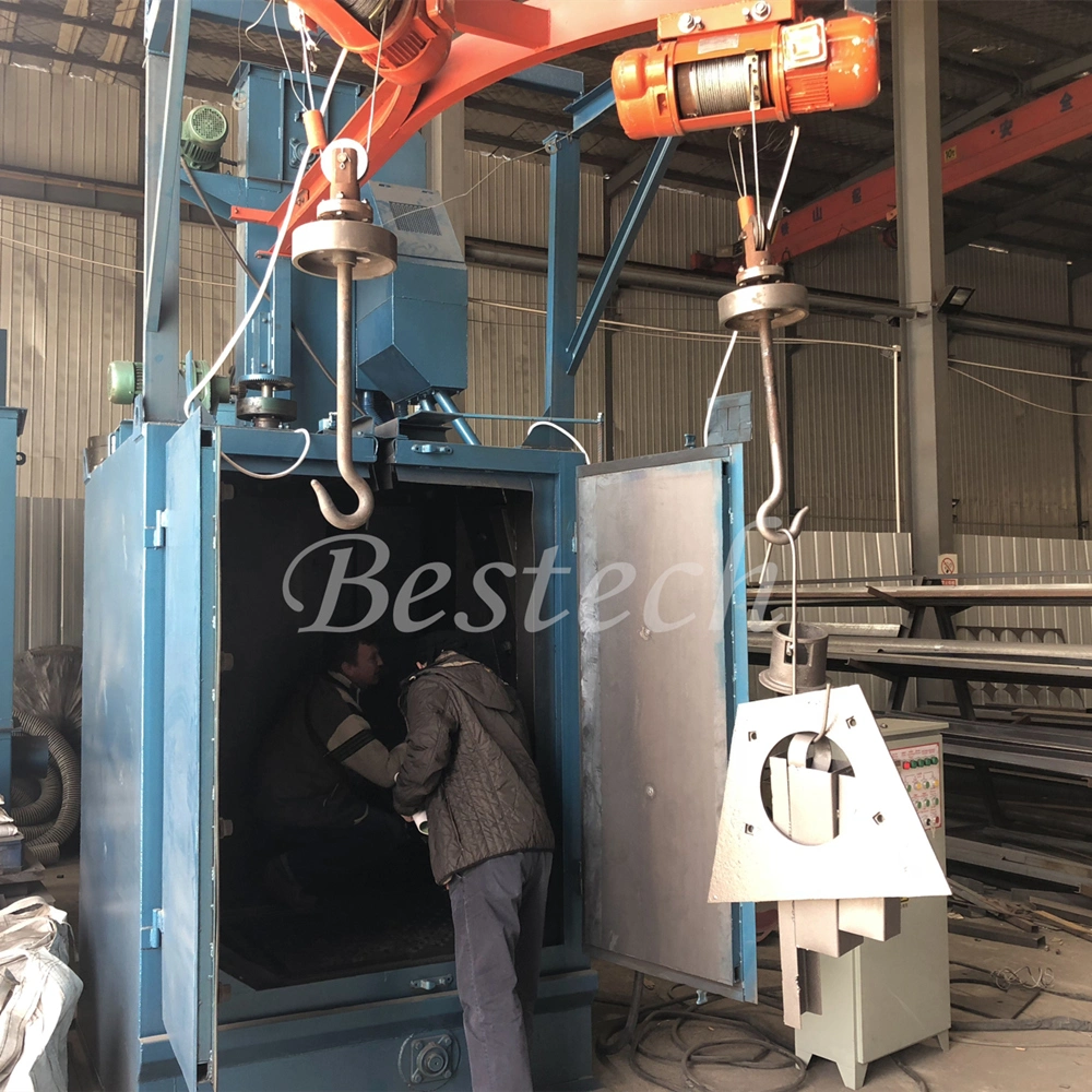 Hanger Type Derusting Descaling Shot Blasting Peening Machine