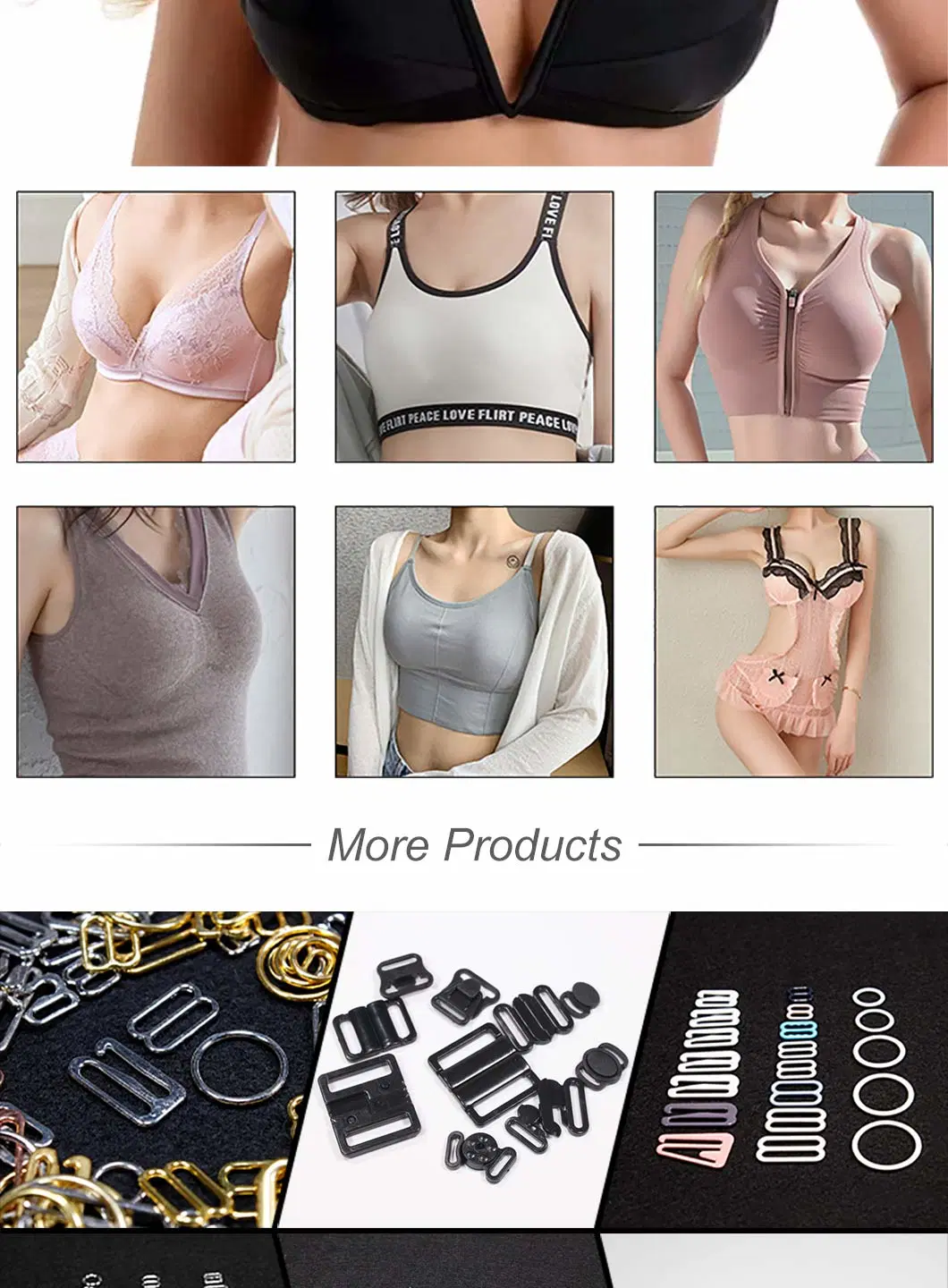 Seamless Bra Underwires Silicone Bra Wire Frame