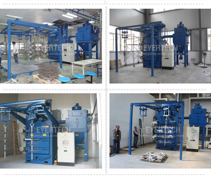 Hook Spinner Hanger Abrasive Blasting Cleaning Machine Price for Casting Parts