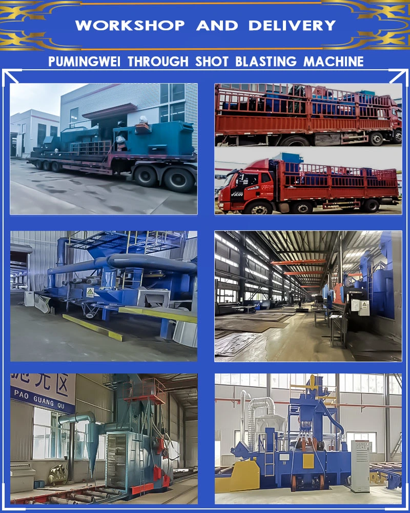 Wire Mesh Belt Conveyor Shot Blasting Machine with Deburring and Deflashing