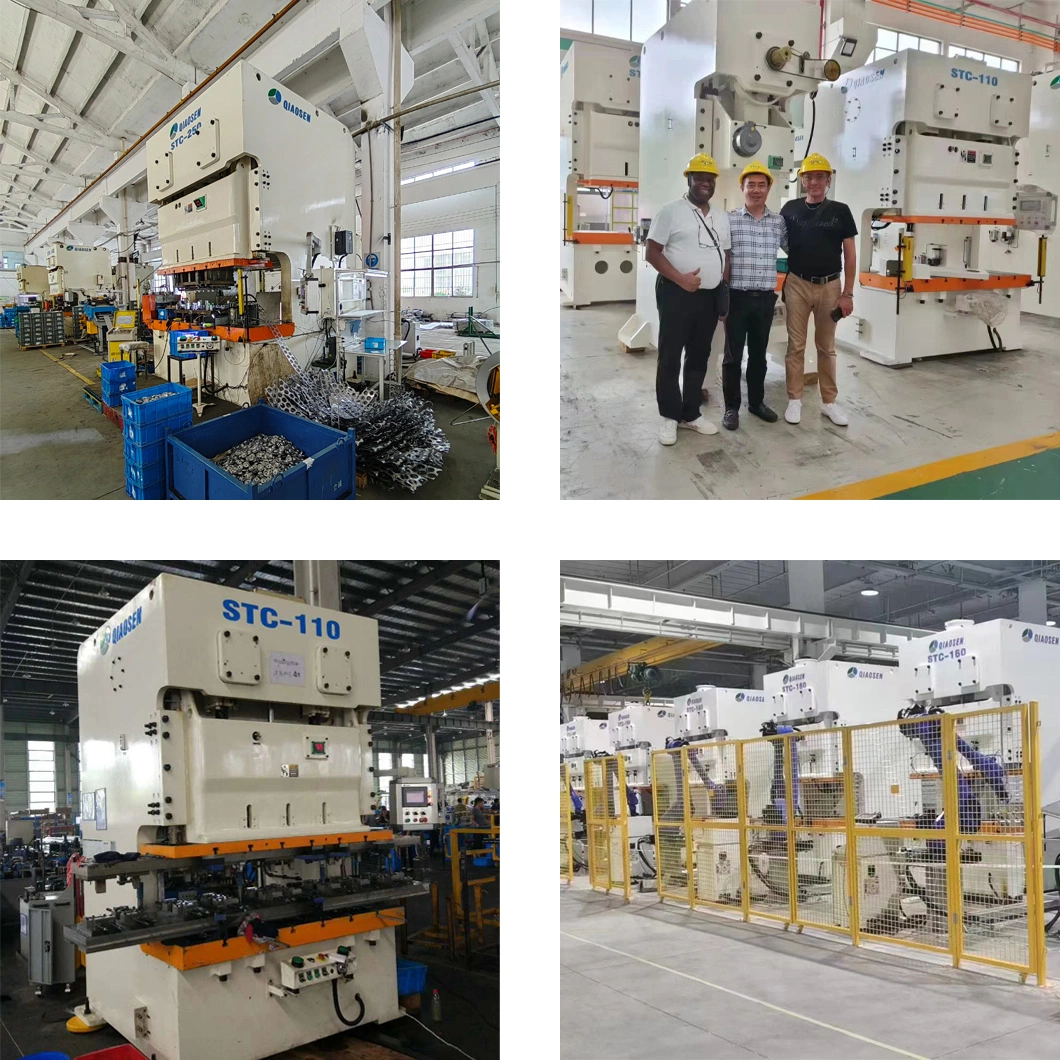 C Frame Double Crank Power Press Machine Punching Machine Mechanic Press Machine with Die Mold and Feeder and Uncoiler and Straighten Machine for Turkey Projet