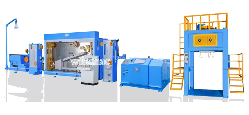 8 Dies Copper Wire Breakdown Machine Copper Rod Wire Drawing Machine with Coiler