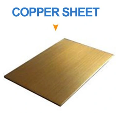 C1100 Pure Copper Sheet or Brass Copper Plate Sheet Gold Color for Decoration H59 H62 H65 Brass Plate Wire Drawing Copper Plate Decorative Cutting Block