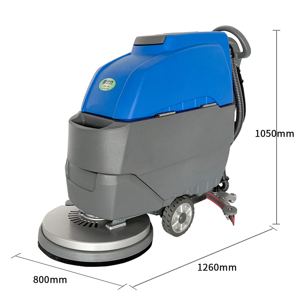 High Power Hotel Airport Electric Handle Floor Scrubber Excellent Quality Automatic Floor Scrubber Machine