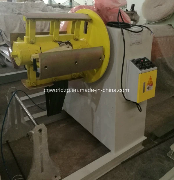 Coil Sheet Uncoiler with Motor and Optional Hydraulic Trolley