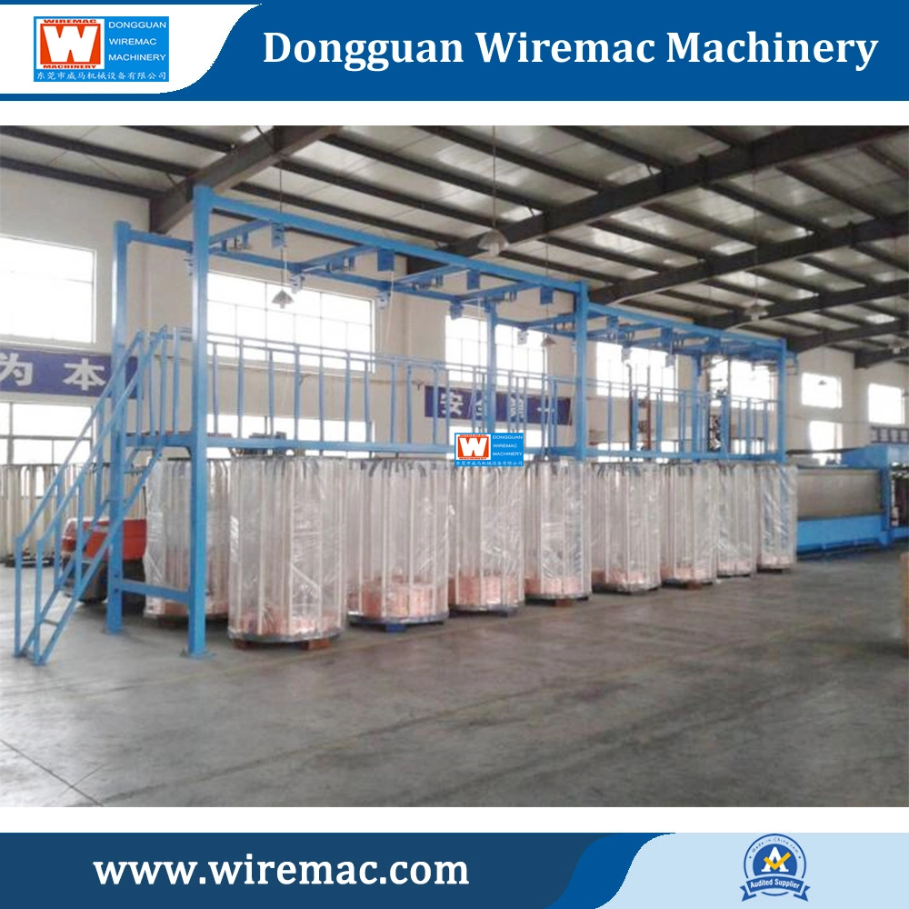 14 Copper Wires Multi Drawing Machine with Automatic Annealing &amp; Spooling
