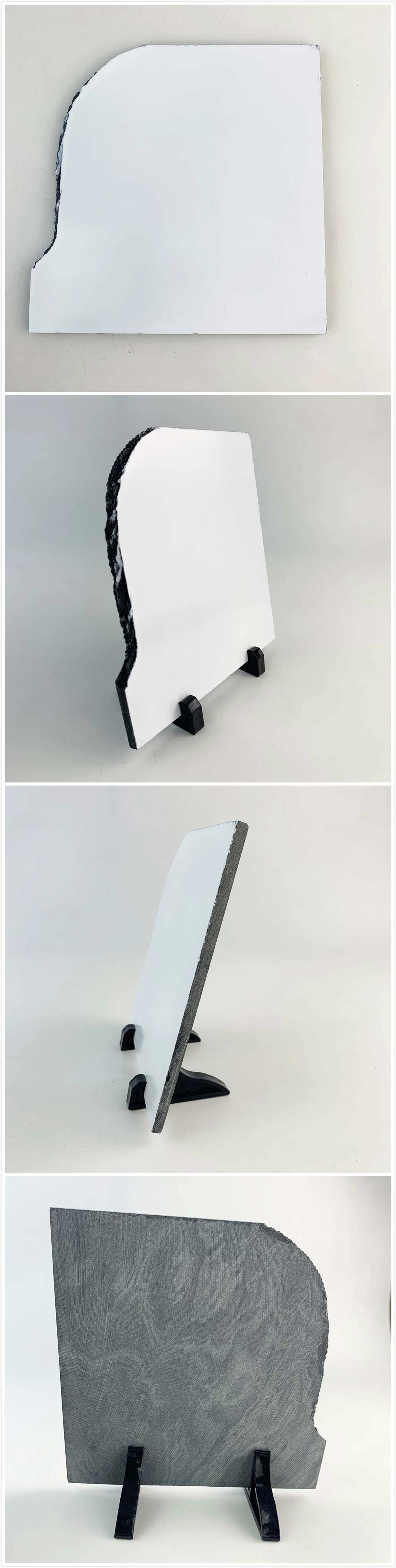 20*20cm Half Round Sublimation Blank Photo Slate Frame for Heat Transfer Printing Sh08