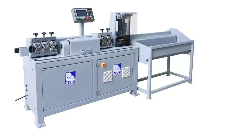 High Quality Full Automatic Metal Straightening Machine Wire Cutting Machine with Wire Feeding