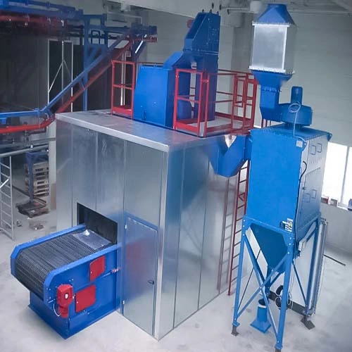 Wire Mesh Belt Conveyor Shot Blasting Machine with Deburring and Deflashing