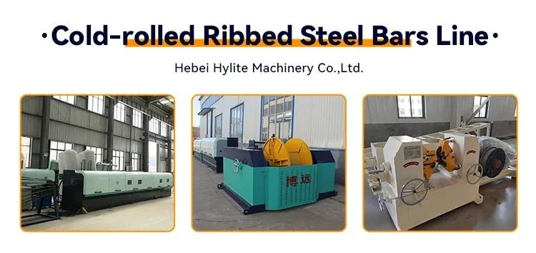 Two Ribs Steel Round Bar Wire Rod Cold Rolling Mill Machine