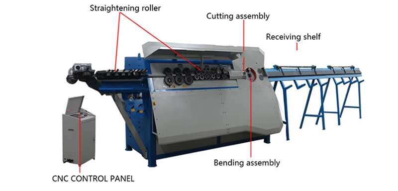 Stirrup Bending Machine Automatic Feeding Straightening Bending and Cutting