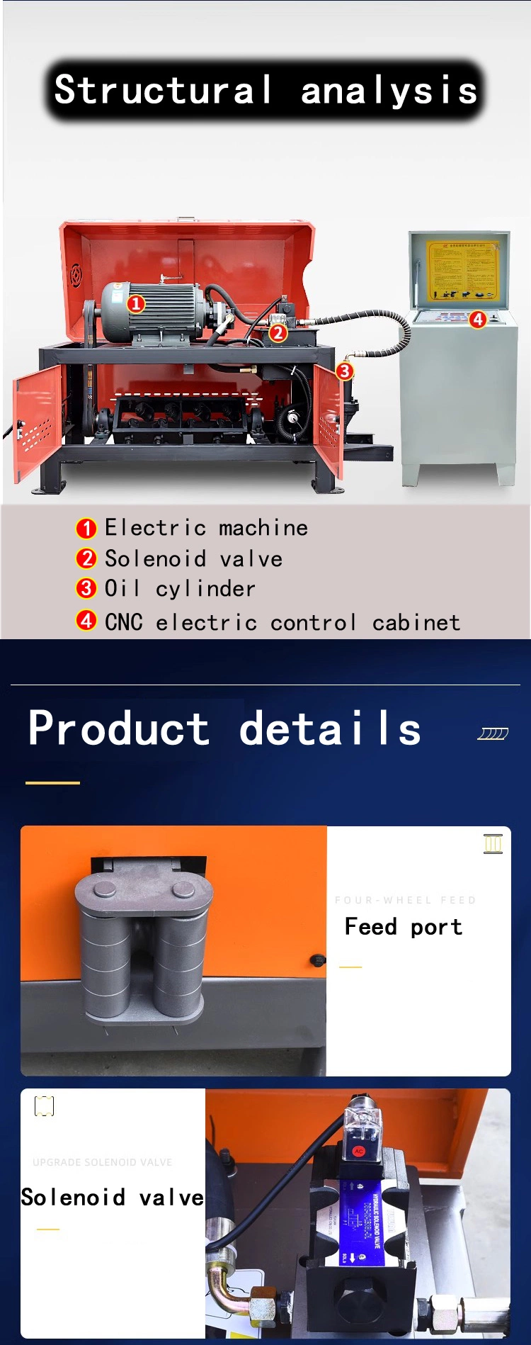 Automatic Reinforcement Steel Coil Wire Straightening and Cutting Machine