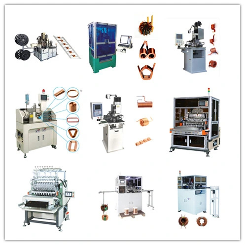 Multi-Function Rectangular Round Oval Twin Edge Flat Copper Wire Coil Winding Machine