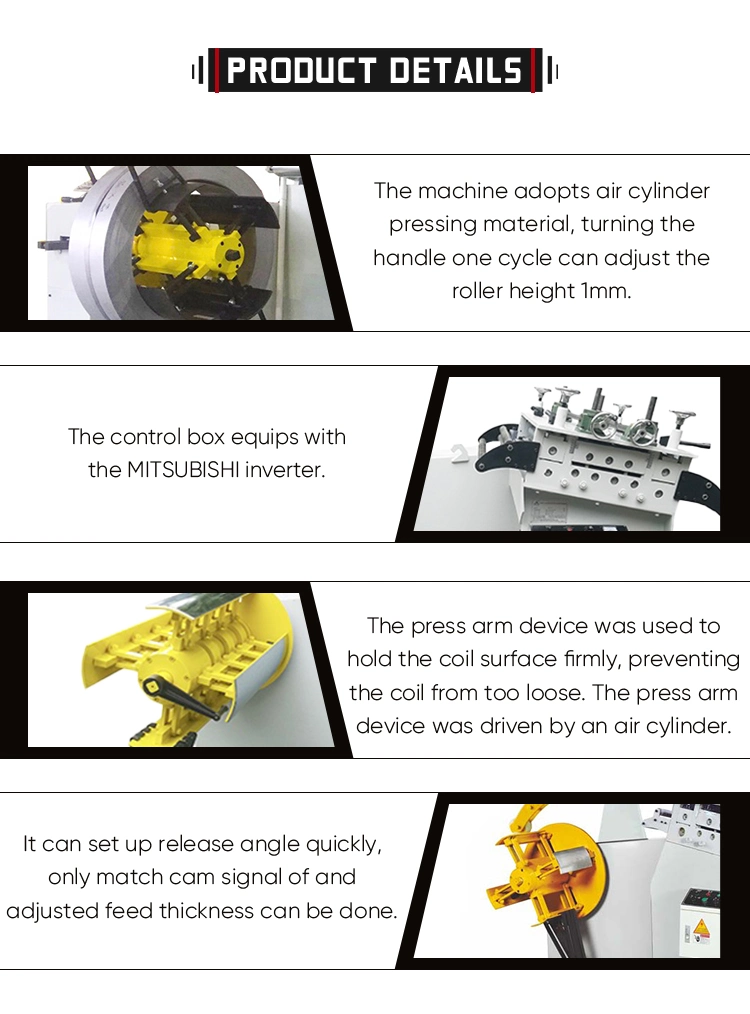 Coil Sheet Uncoiler with Motor and Optional Hydraulic Trolley