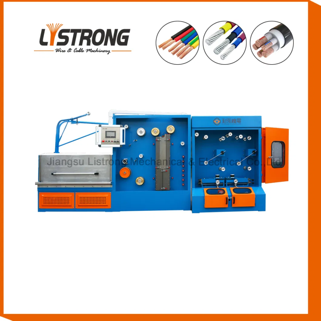 Listrong 0.19-0.5mm Copper Wet Wire Cable USB Drawing Machine Manufacturing System