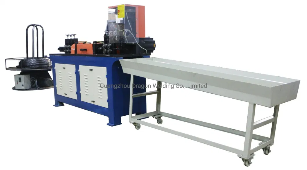 Automatic Iron Stainless Steel Flat Metal Wire Straightening and Cutting Rod Wire Straightener Machinery