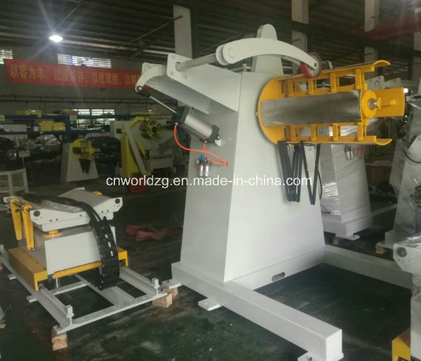 Coil Sheet Uncoiler with Motor and Optional Hydraulic Trolley