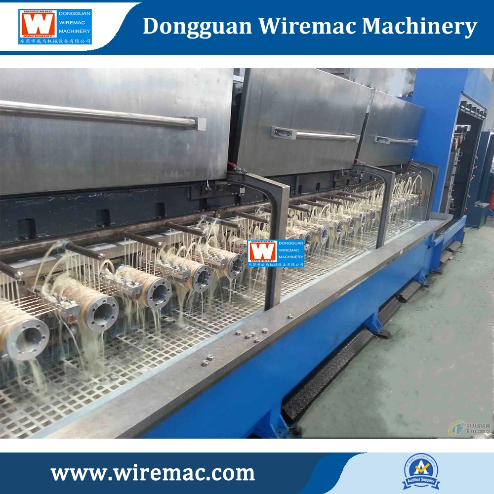 14 Copper Wires Multi Drawing Machine with Automatic Annealing &amp; Spooling