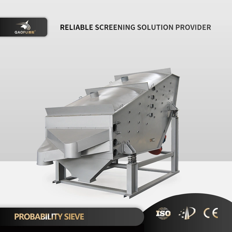 Low Energy Consumption Screening Customizable Dehydration Vibrating Sieve Sorting Machine