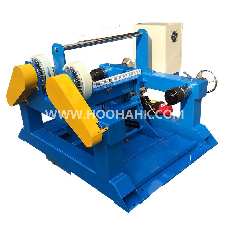 Wire and Cable 630-1250mm Shaftless Magnetic Powder Pay-off Rack Take up Machine