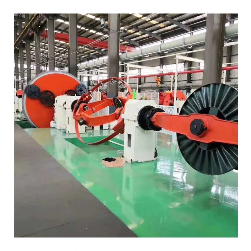 Circular Sector Pneumatic Clamping Galvanize Wire Spooling Machine