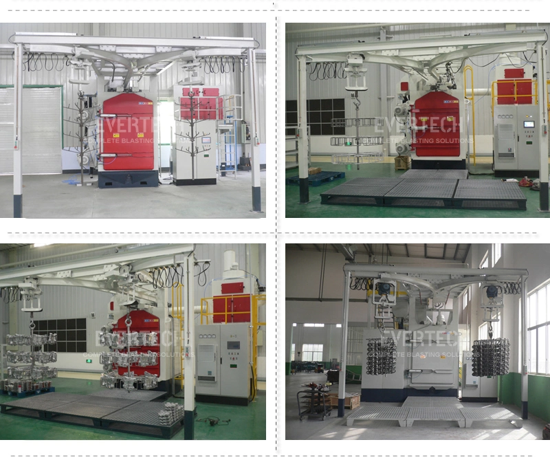 Hook Spinner Hanger Abrasive Blasting Cleaning Machine Price for Casting Parts