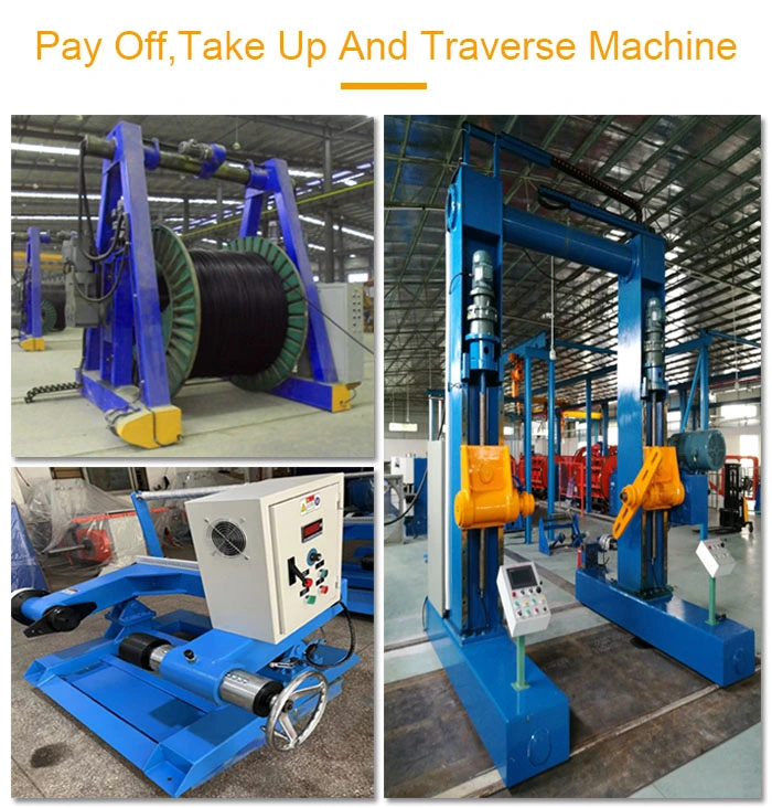 630 Professional Cable Equipment Wire End Shaft Type Pay off Take up and Rewinding Machine