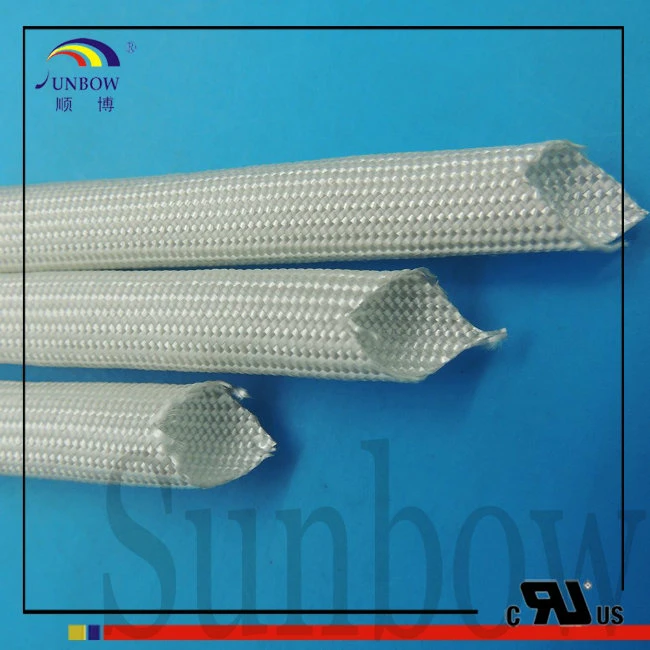 High Temperature and Heat Resistant Insulation Material Fiberglass Braided Thermal Insulationi Sleeve