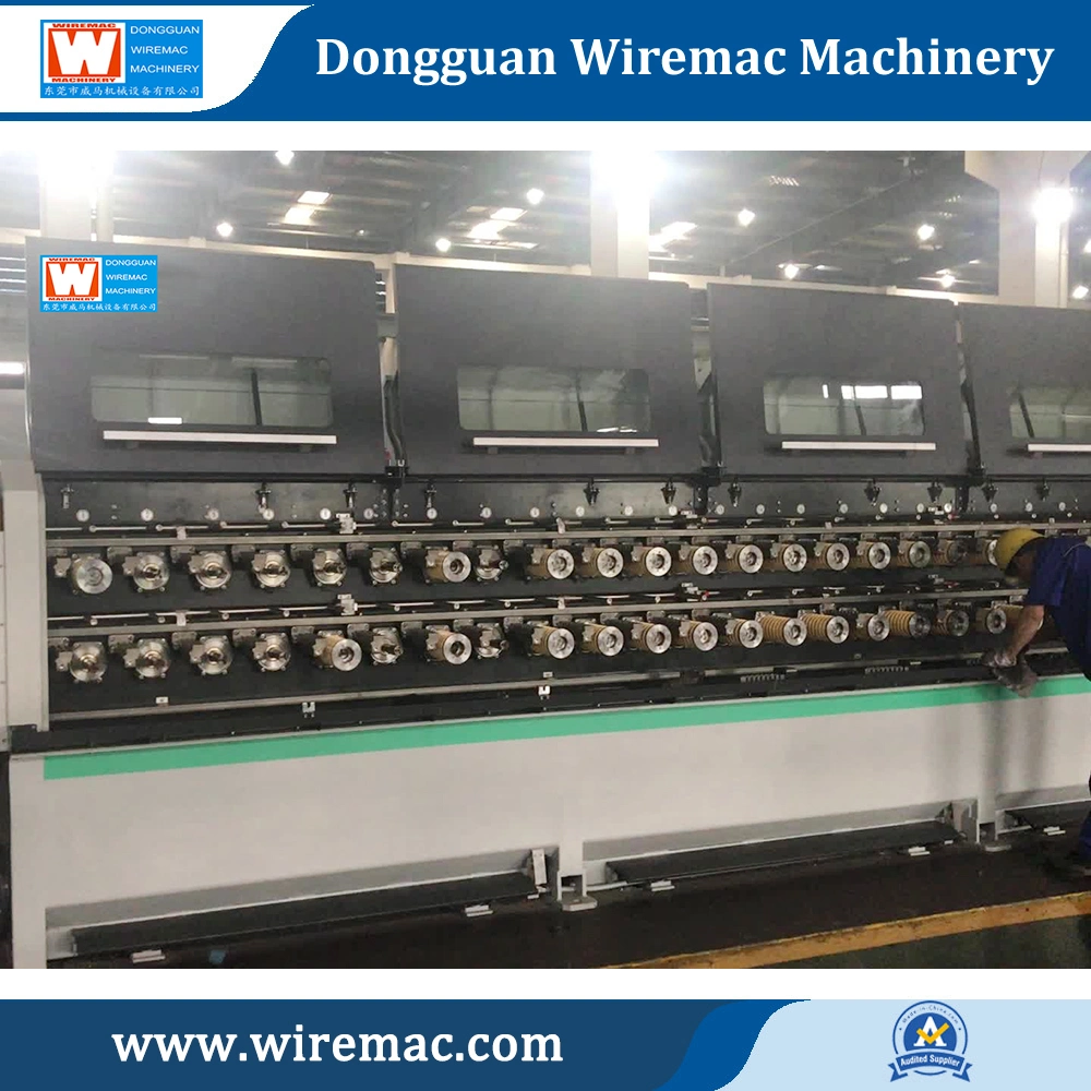 14 Copper Wires Multi Drawing Machine with Automatic Annealing &amp; Spooling