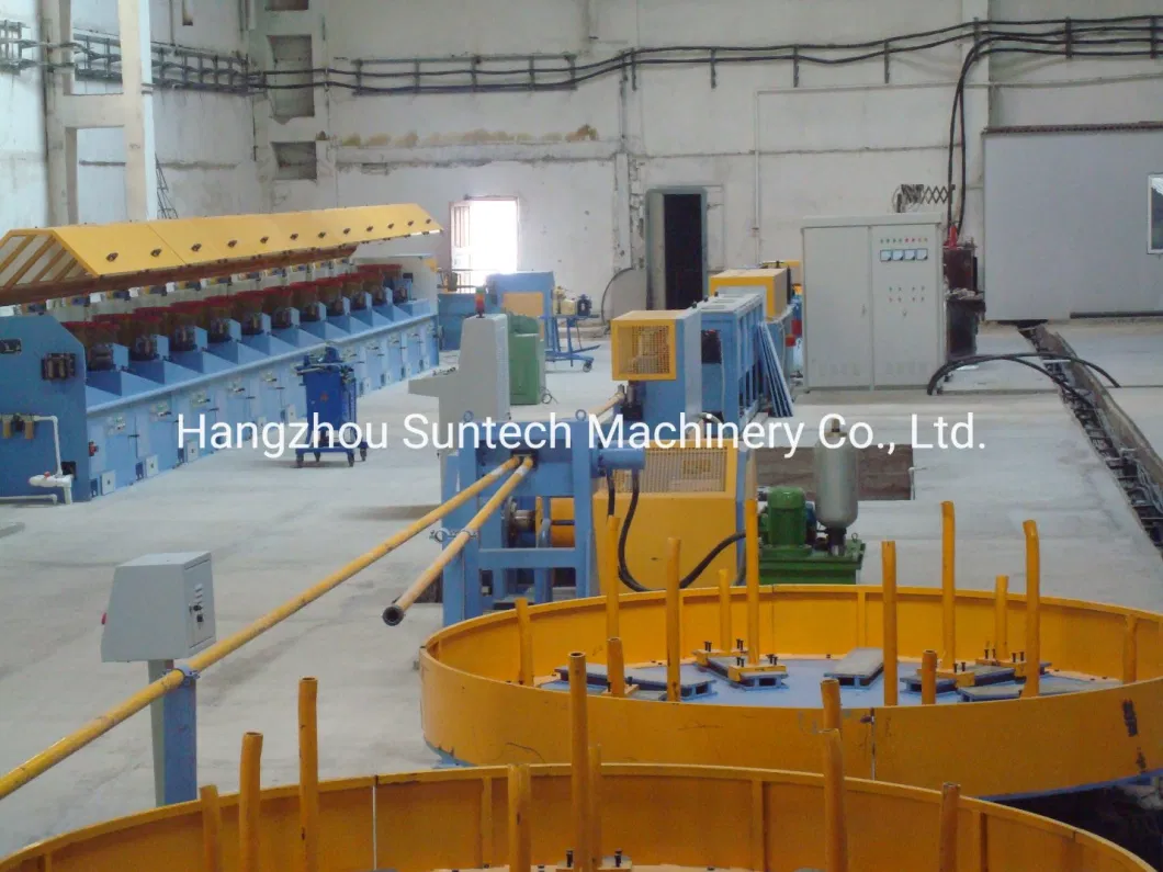 Suntech Prestressed PC Low Relaxation Lrpc Indenting Steel Wire Production Line / Machines