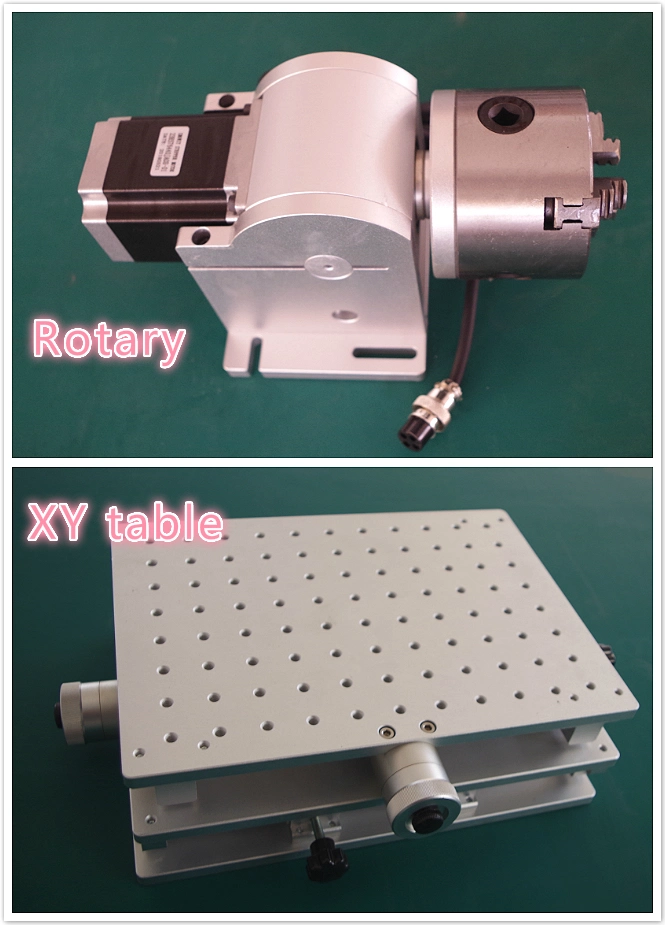 Fiber 365nm 355nm UV Laser Marking Engraving Machine for Plastic