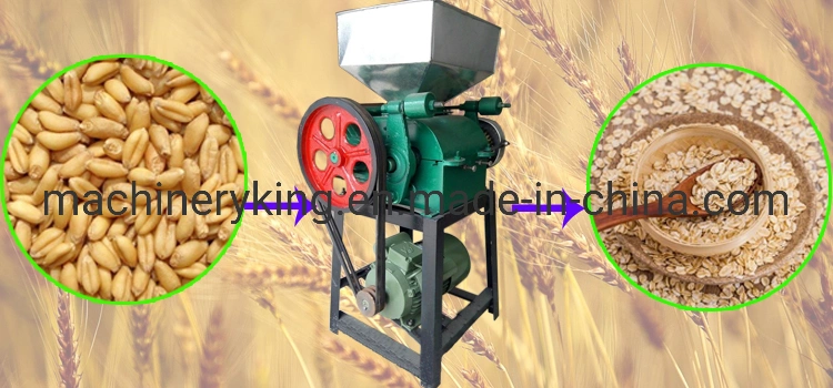 Corn Flaking Grits Grain Bean Flakes Making Machine