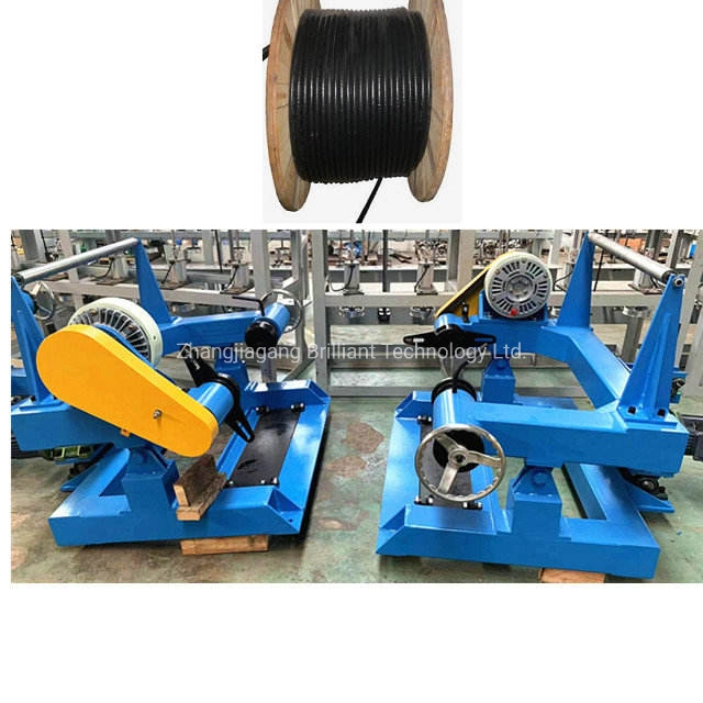 Wire Gantry Style Take-up/Pay off/ Active Dual-Bobbin Cable Feeding Machine