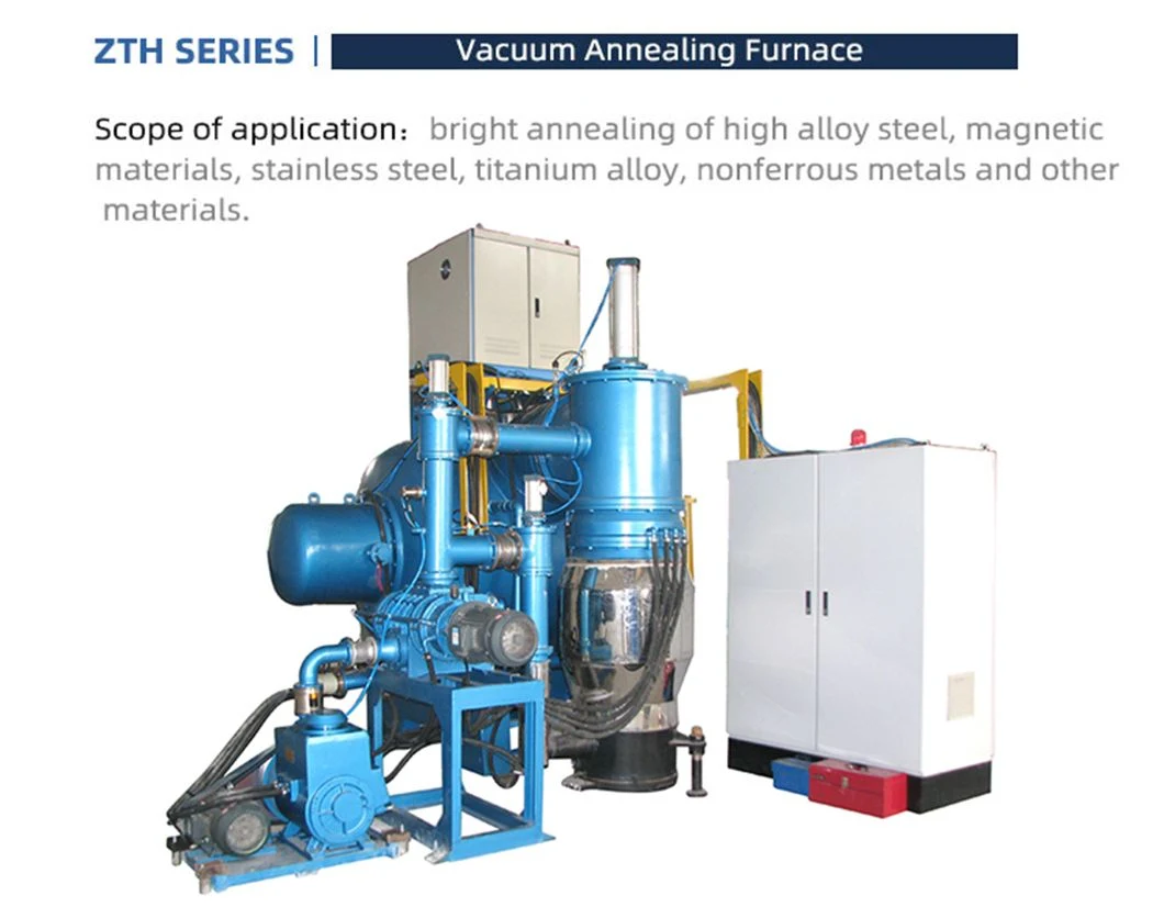 80kw Industrial Vacuum Heat Treatment Well Type Bright Annealing Vacuum Furnace
