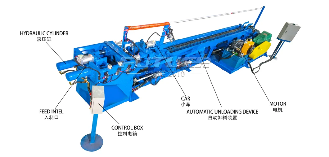 Dlg-8t Surface Processing of Brass/Steel Bars/Aluminum Bars Fully Automatic Single Rod Polishing Machine Drawing Machine Peeling Machine