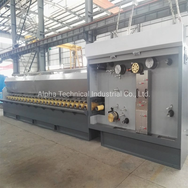 Automatic Servo Type Micro-Slide 32 Wires Continuous Annealing Cable Wire Drawing Machine for Drawing Wire in Different Diameter