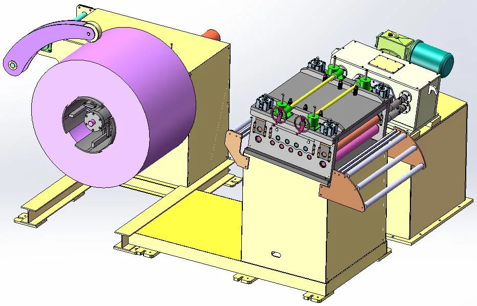 Automatic Uncoiler Metal Sheet Opening Machine Decoiling and Cutting machine