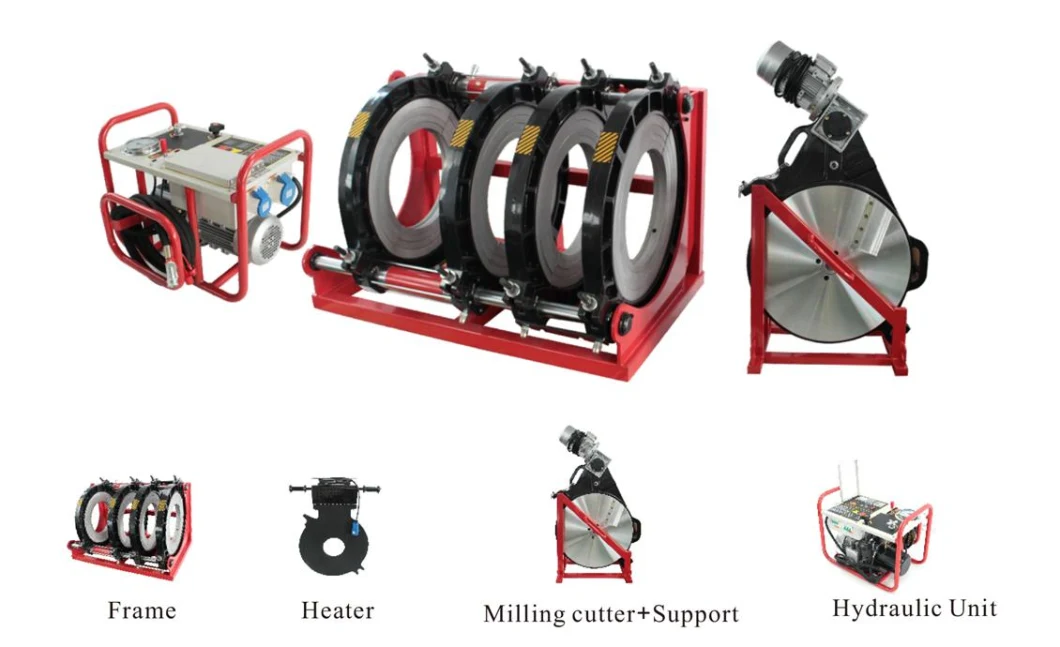 High Quality Semi-Automatic 630mm Water PE Pipe Hydraulic Butt Welding Fusion Machine