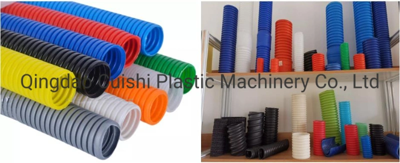 Manufacturer PA/PP/PE Gi Electrical Pipe Corrugated Flexible Pipe Cable Protection Hose Production Line